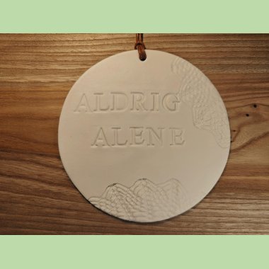 Hvid uglaseret porcel&aelig;n