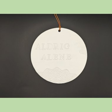 Hvid uglaseret porcel&aelig;n