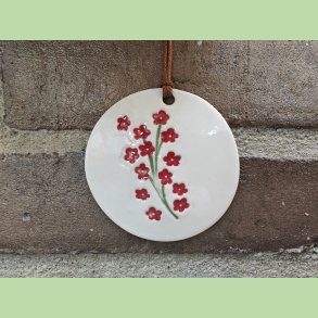 Platte - R�d blomst