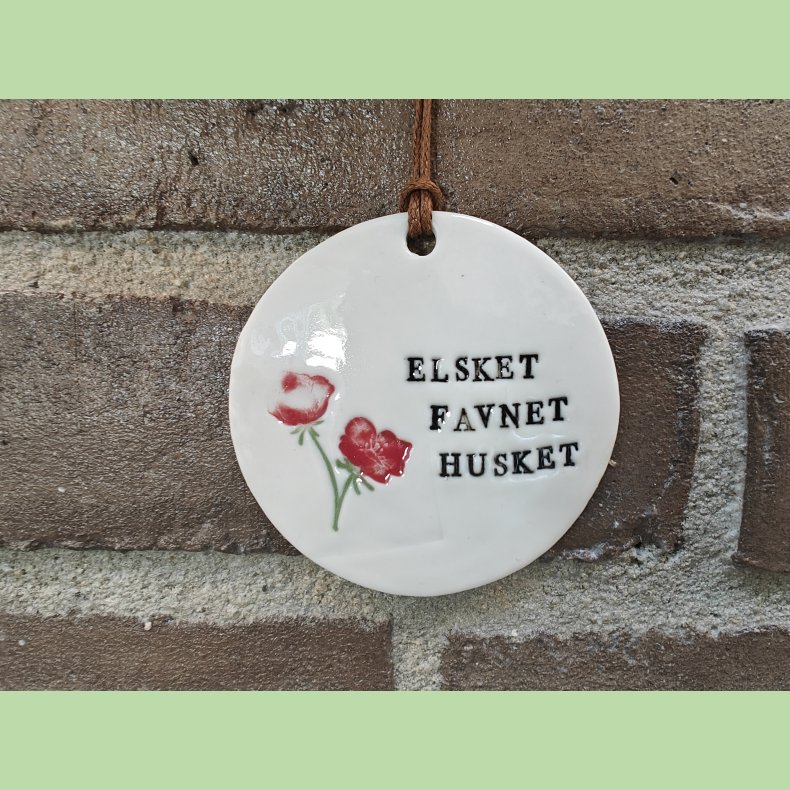 Platte - Elsket Favnet Husket - Rose venstre side