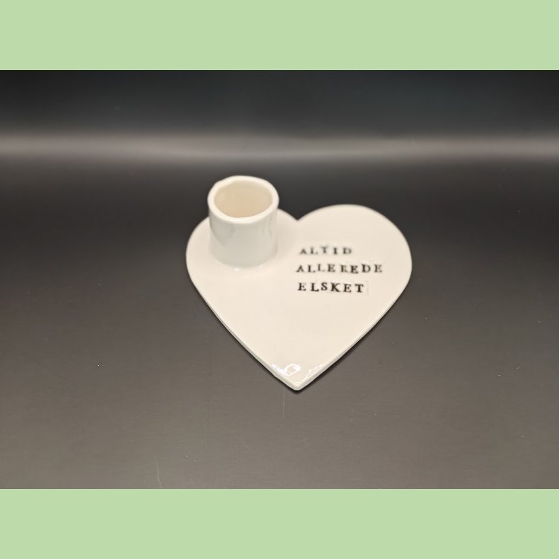 Lysestage - Altid allerede elsket - Sort tekst