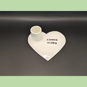 Lysestage - Aldrig Alene - Sort tekst