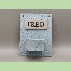 V�glysestage - FRED - Lysebl� med prikker