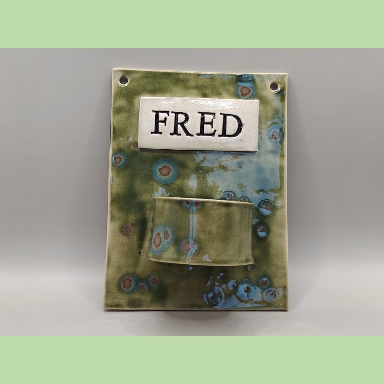 V�glysestage - FRED - Olivengr�n med gnister