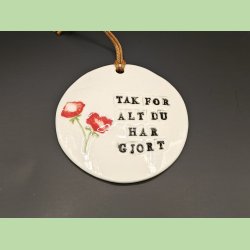 Platte - Tak for alt du har gjort - Rose
