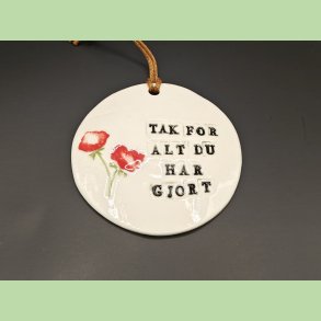 Platte - Tak for alt du har gjort - Rose