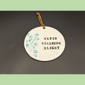 Platte - altid allerede elsker - blomst venstre side