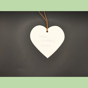 Stort porcel�nshjerte - altid allerede elsket