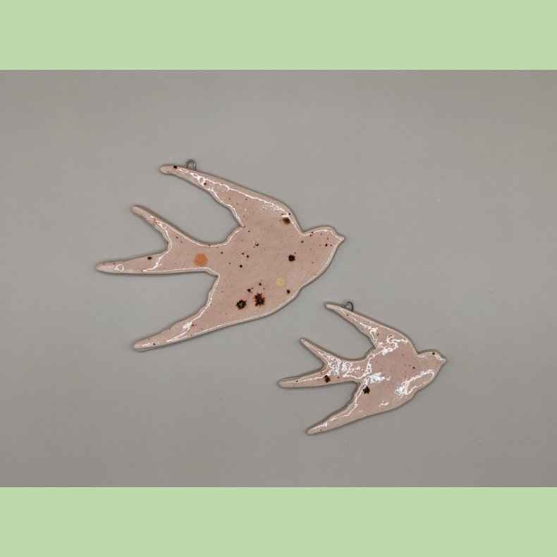 Svaler - Rosa med gnister